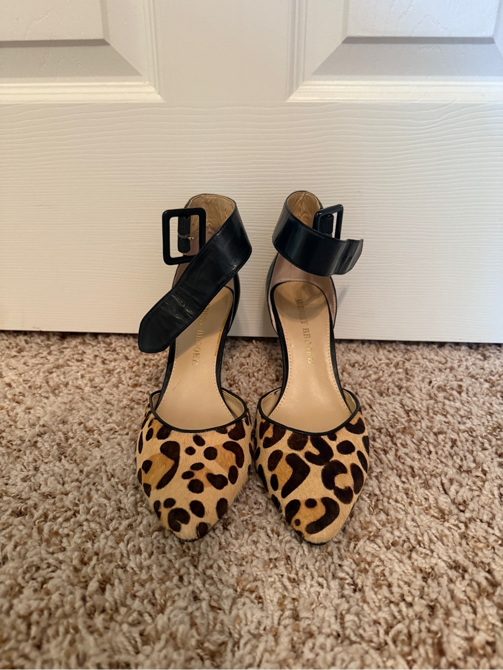 Audrey Brooke Leopard Heels